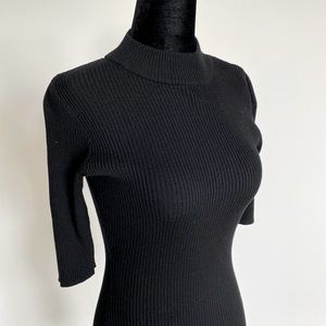 💜💚HOST PICK💚💜Black short sleeved sweater dress